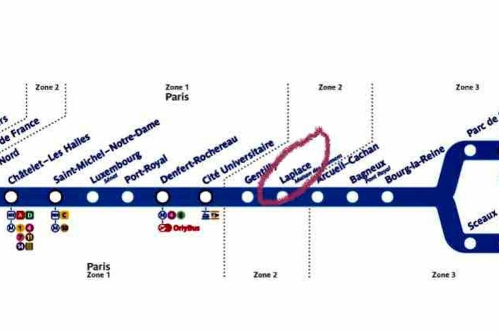 Beau T3 A Arcueil A 3 Min Rer B « Laplace » Kültér fotó