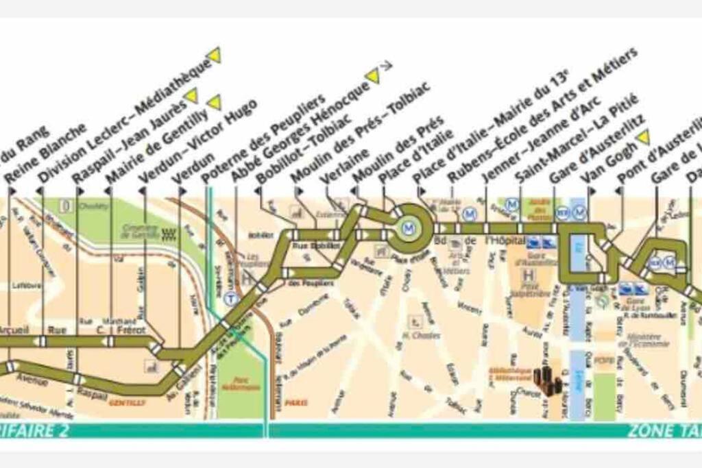 Beau T3 A Arcueil A 3 Min Rer B « Laplace » Kültér fotó